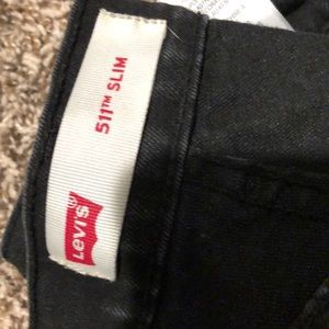 Black Levi’s jeans